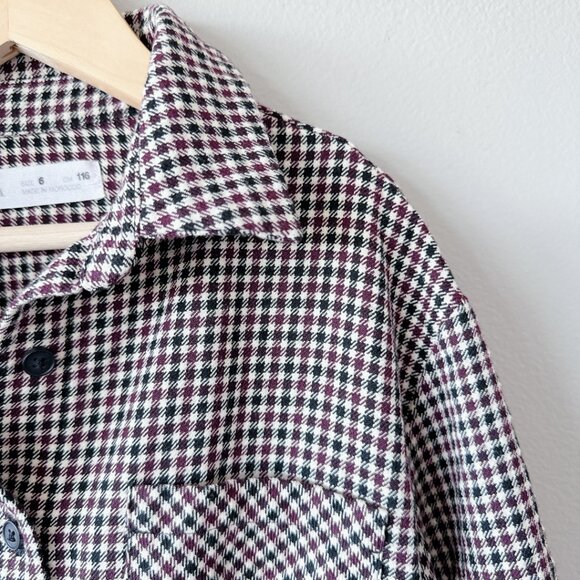 Zara Dress 6 years Collared long sleeve dress patterned - Picture 9 of 15